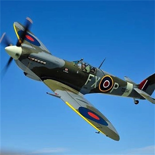 Fly with a Spitfire - Spirfire Flying In Sky  Fly with a Spitfire - Spirfire Flying In Sky